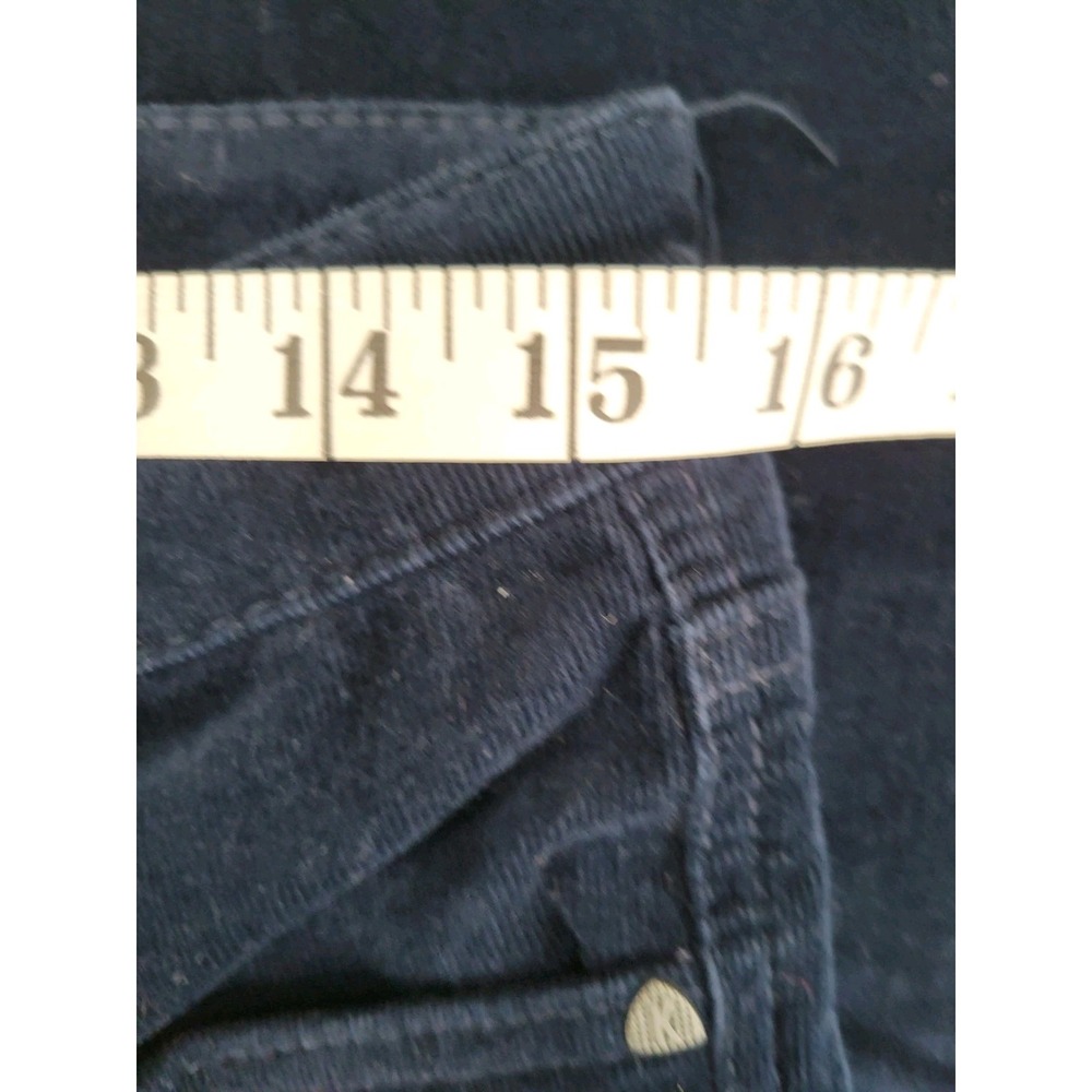 NWT KUT From The Kloth Diana Fab Ab Skinny Corduroy Pants Women's 6 Navy Blue - Picture 6 of 8